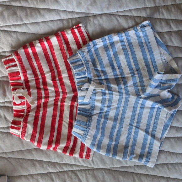 Primary Other - Pair of Primary striped baby play shorts